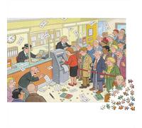 Sucursal del Banco de High Street Puzzle De Madera Impermeable Puzzles De 1000 Piezas para Adultos Divertido Rompecabezas Juegos Educativos