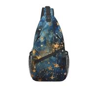 Sucursales De La Estrella Dorada Bolsa De Pecho Comodidad Mochila Cruzada Antirrobo Bolso Cruzado Para Caminar Uso Diario Correr