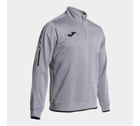 Sudadera 1/2 Cremallera Hombre Joma Olimpiada 103708 Confortable - Talla: 2XL, Color: Gris Melange Negro
