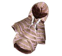 Sudadera a rayas de otoño e invierno para mascotas y perros, ropa cálida para mascotas para perros medianos y niños