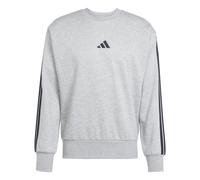 Sudadera Adidas 3 bandas felpa cálida gris - Talla: L