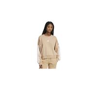 Sudadera adidas 3 bandas ft swt mujer beige/blanco S