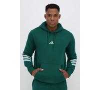 adidas Adidas Mens Fleece 3-Stripes Hooded Sweat Top Collegiate Green Sudadera de hombre S