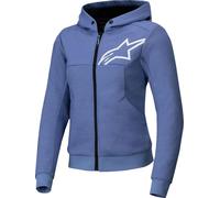 Sudadera Alpinestars con capucha Stella Chrome v2 Sport para mujer en Azul, Blanco, Violeta XS