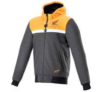 sudadera alpinestars honda chrome street negro / naranja 3XL