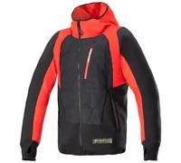 sudadera alpinestars mo.st.eq. hybrid - negro / rojo 3XL