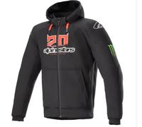 Sudadera Alpinestars Para Motocicleta FQ20 Chrome Ignition Monster Zip Gr: XXL