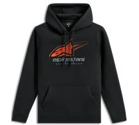 Sudadera Alpinestars Pulse Pullover en Negro, Naranja M