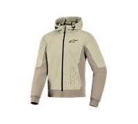 Alpinestars Radium Tech Sudadera con cremallera de moto, gris-beige, tamaño 3XL para Hombres