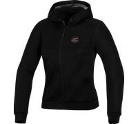 Alpinestars Stella Chrome Superairflow Sudadera con cremallera para moto de mujer, negro, Talla L