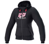 sudadera alpinestars stella fq20 chrome sport - negro / rosa XL