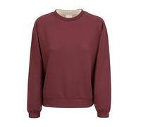 Sudadera Audi para Mujer, Color Burdeos, Talla XS, Cuello Redondo, 90% algodón orgánico, 10% Elastano, Ajuste Grande