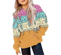 Sudadera Bebe Niña Sudaderas Niña Hoodie Pulóver Manga Larga con Capucha Sweatshirts con Bolsillo Ligero Y Cómodo Color Sólid Primavera Otoño Invierno para 2-12 Años