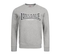 Sudadera 'Berger LP181' Hombre LONSDALE M azul noche / gris moteado / blanco