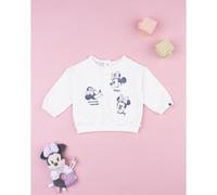 Sudadera blanca de niña Minnie