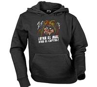 Sudadera Bruja Avería 2 Bola De Cristal Adulto/Niño EGB ochenteras 80´s Retro ComicTallas Especiales (XL, Negro)