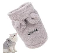 Sudadera Cálida Perro Sudadera Invierno Perros - Ropa de Invierno para Gatos - Linda Sudadera con Capucha con Orejas de Conejo Abrigo Invierno Gatos Ropa para Mascotas Apuesta Frío