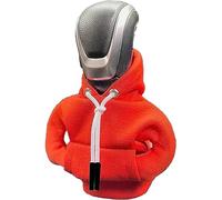 Sudadera Cambio De Marchas, Funda De Cubierta De Palanca De Cambios, Hoodie Car Gear Shift Cover, Sudadera Para Palanca De Cambios, Sudadera Pomo Coche Regalos Interiores (Naranja)