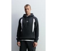 Sudadera capucha color block Umbro x Lefties ACERO M