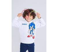 Sudadera Capucha Sonic - Blanco - Sudadera Niño talla 4