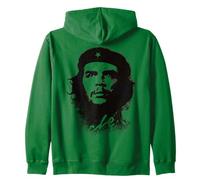 Sudadera Che Guevara Revolución Rebelde Cuba Verde Militar Sudadera con Capucha
