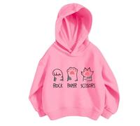 Sudadera Chica Sudaderas Niña Hoodie Pullover Manga Larga con Capucha Sweatshirt con Bolsillo Ligera Deportiva Color Sólid Primavera Otoño Invierno 3-12 Años
