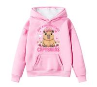 Sudadera Chica Sudaderas Niña Hoodie Pullovers Manga Larga con Capucha Tops Bolsillo Ligera Deportiva Color Sólid Primavera Otoño Invierno para 4-14 Años