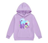 Sudadera Chico 1868 Años - Sweats À Capuche Et Sweats Pour Filles Imprimé Dinosaure Pulls Pour Enfants Vêtements Sweat-Shirt À Capuche En Polaire Chaud D'Hiver (Purple 6-7 Years)