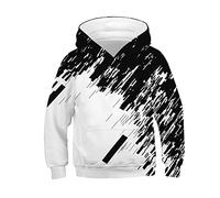 Sudadera con capucha 3D con bolsillo y estampado de dibujos animados para adolescentes, ropa de calle, manga larga, chaqueta con capucha, multicolor, 13-14 años