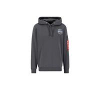 Alpha Industries NASA Orbit Hoodie Sudaderas con capucha Talla L - Gris