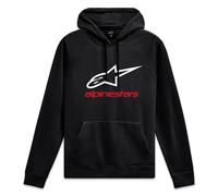Sudadera con capucha Alpinestars Always 3 negro-blanco-rojo S