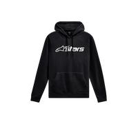 Alpinestars Blaze Hoodie V3 Sweatshirt Sudadera con Capucha para Hombre Negro/Blanco L
