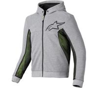 Sudadera Con Capucha Alpinestars Chrome Air Sport - Gris Melange/Negro 420042591