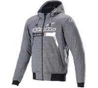 Sudadera Con Capucha Alpinestars Chrome Ignition - Melange/Gris Oscuro/Blanco 42