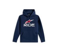 Sudadera con Capucha Alpinestars Ride V3 Azul Marino/Blanco/RojoXL Azul Marino,Blanco,Rojo