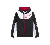 Alpinestars Sessions V3 Hoodie Sweatshirt Sudadera con Capucha para Hombre Negro/Blanco/Rojo M