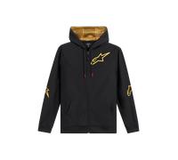Alpinestars Sessions V3 Hoodie Sudadera, Negro/Oro, S para Hombre