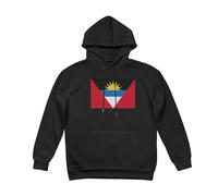 Sudadera con Capucha Antigua y Barbuda Bandera Hombre Adultos Y Adolescentes Hoodie Forro Polar Sudadera Hombre Mujer con Capucha para Uso Diario Actividades Hoodies S A 3XL