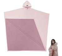 Sudadera Con Capucha Arcane Cloak 2025, Sudadera Con Capucha Tipo Manta Holgada, Sudadera Extragrande De Manga Larga, Poncho Holgado Con Capucha For Mujer Y Hombre(Pink)