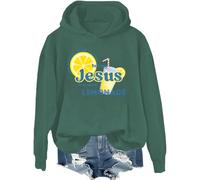 Sudadera con capucha Be Kind para mujer con la que conoces está luchando contra una batalla. No sabes nada sobre Postive, verde, M
