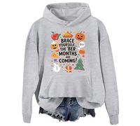 Sudadera con capucha Brace Yourself The Ber Months Are Coming Brace Yourself The Ber Months Are Coming, Gris-d, XL