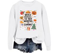 Sudadera con capucha Brace Yourself The Ber Months Are Coming Brace Yourself The Ber Months Are Coming, Blanco-y, XL