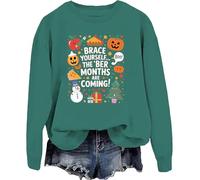 Sudadera con capucha Brace Yourself The Ber Months Are Coming Brace Yourself The Ber Months Are Coming, Verde-y, XL