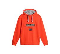 Sudadera con capucha burdeos Napapijri M Unisex
