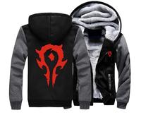 Sudadera con capucha cálida para hombre para The H.or.d.e Sudadera con capucha de camuflaje Prenda exterior de felpa Sudadera con mangas estampadas con patchwork Abrigos con crema Black+Gray-c XXXXXL