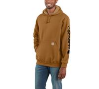 Sudadera Con Capucha Carhartt Sleeve Logo Carhartt Marrón Talla L