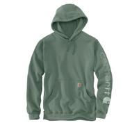 Sudadera Con Capucha Carhartt Sleeve Logo Verde Ardesia Talla L