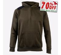 Sudadera Con Capucha Casual De Trabajo Para Hombre Caterpillar Color Caqui