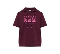 Cecil Sudadera con Capucha con Palabra Sweet Grape Rojo, S