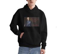 Sudadera con capucha con cita del cardenal Richelieu Histórico Jersey de moda inspirador para los entusiastas de la historia, Negro , L